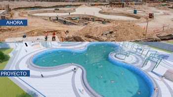 Construcción de nueva playa artificial