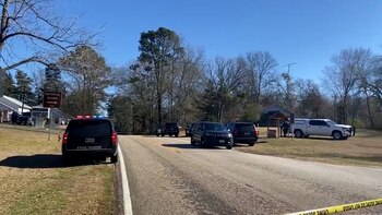 La policía acordonó la zona