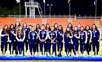 Por segunda edición consecutiva, la Selecta Femenina se sube al podio regional y revalida la presea obtenida en San Salvador 2023 (Cortesía: INDES).