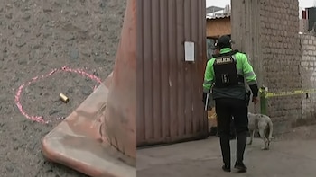 Orificios de bala quedaron en