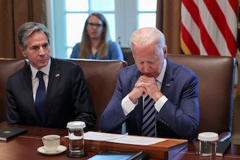 El presidente Joe Biden junto