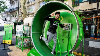 Los vecinos pudieron jugar con