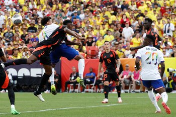 Se prendieron las alarmas en la selección Colombia porque uno de sus jugadores habría recaído en una lesión - crédito Geoff Burke/USA TODAY Sports