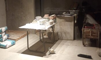 Así era el lugar donde