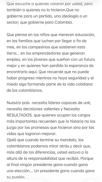 La famosa pidió mirar a aquellos que no tienen las mismas oportunidades - crédito Karol G / X