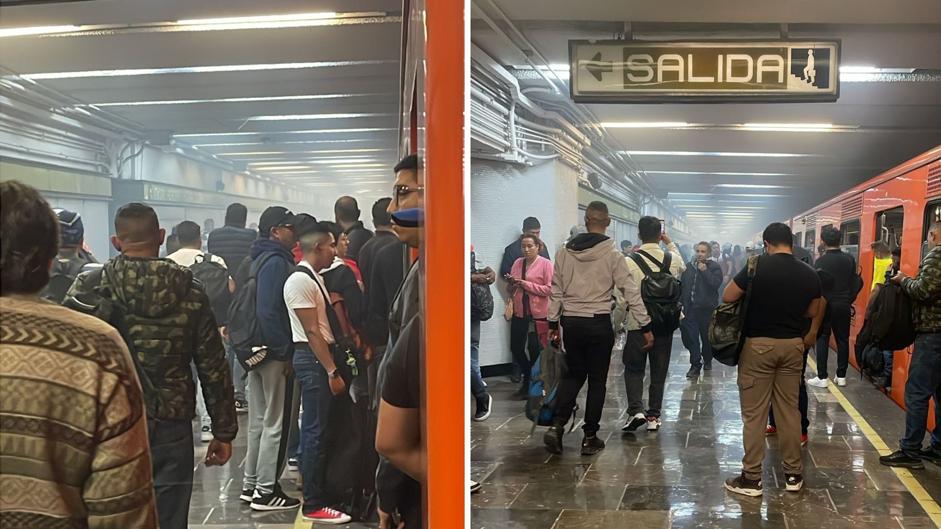 Reportan presencia de humo en la Línea 3 del Metro CDMX (X/ @cdmx_diario)