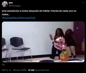 Las reacciones a la llegada