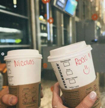 Nicolás Cabré y Rocío Pardo