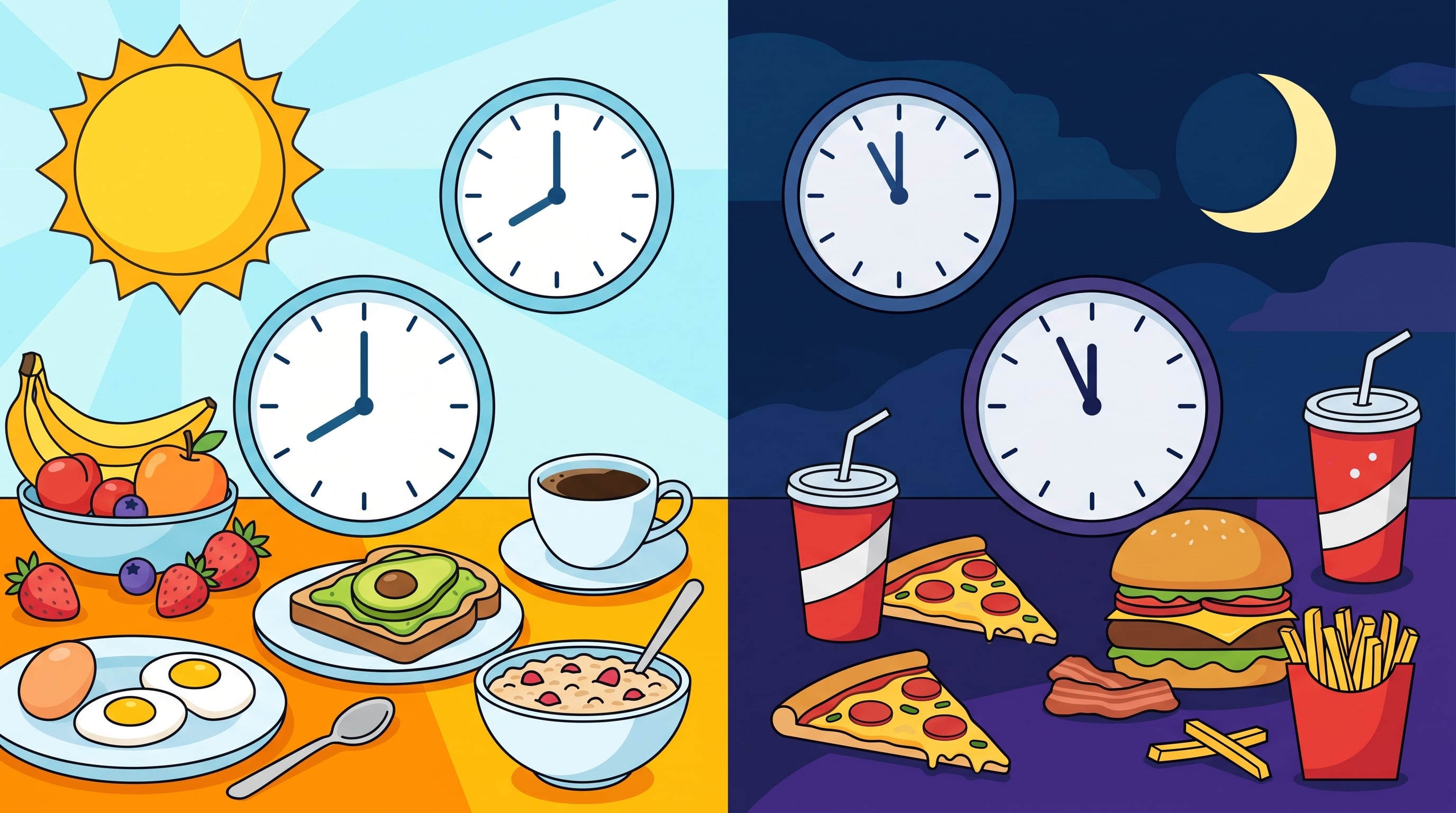 Un análisis encontró que concentrar las comidas en las primeras horas del día se asocia con mayores beneficios metabólicos que hacerlo por la tarde o la noche (Imagen Ilustrativa Infobae)