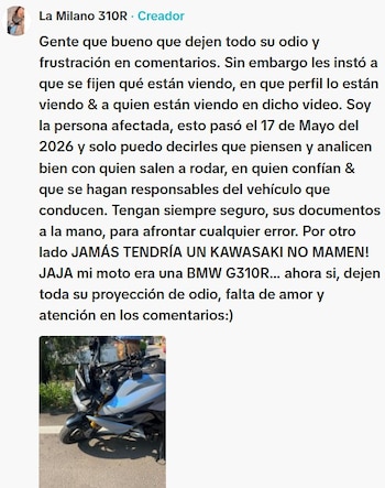 Mariana “La Milano” asegura que el conductor responsable no tenía seguro y que aún existe un adeudo superior a 20 mil pesos por las reparaciones.