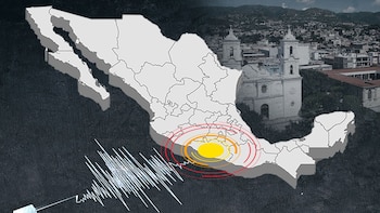 El sismo ocurrió a las 22:25 hora del centro, según la información preliminar. (Infobae)