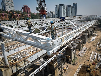 La construcción de este tramo