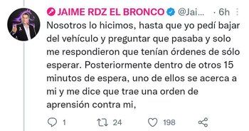"El Bronco" afirmó que estuvo