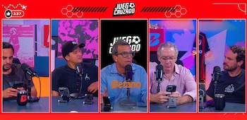 Reimond Manco es uno de los panelistas del programa de YouTube, Juego Cruzado. - captura: Juego Cruzado