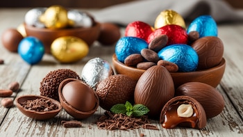 El descenso en el precio del cacao continúa sin impactar en el costo de los chocolates de Pascua