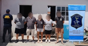 La cadena ilegal se extendía