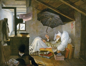 "El poeta pobre" (1839) de Carl Spitzwegs