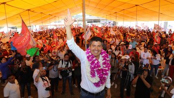 El candidato opositor ofreció una