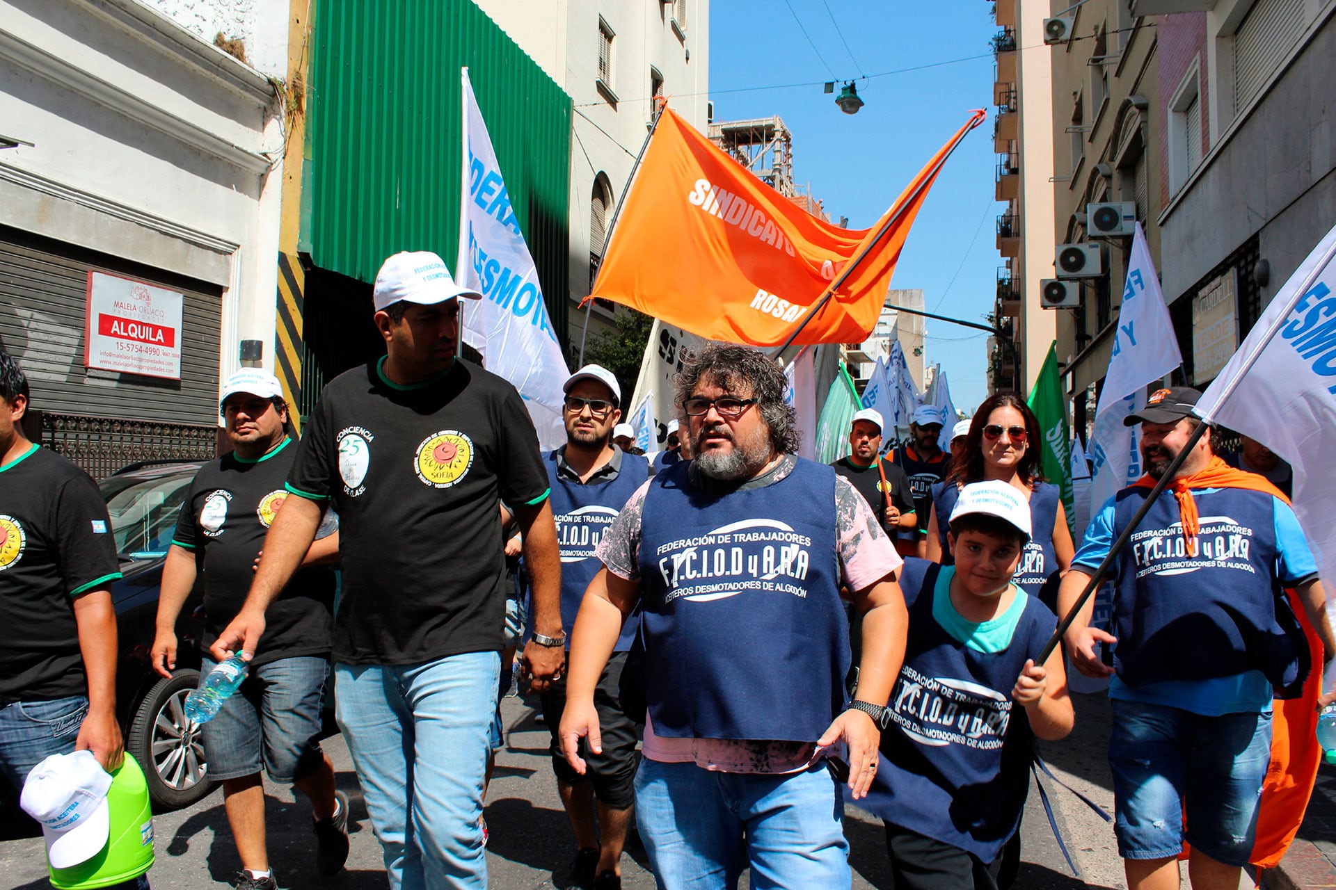 Daniel Yofra, líder de la Federación de Aceiteros