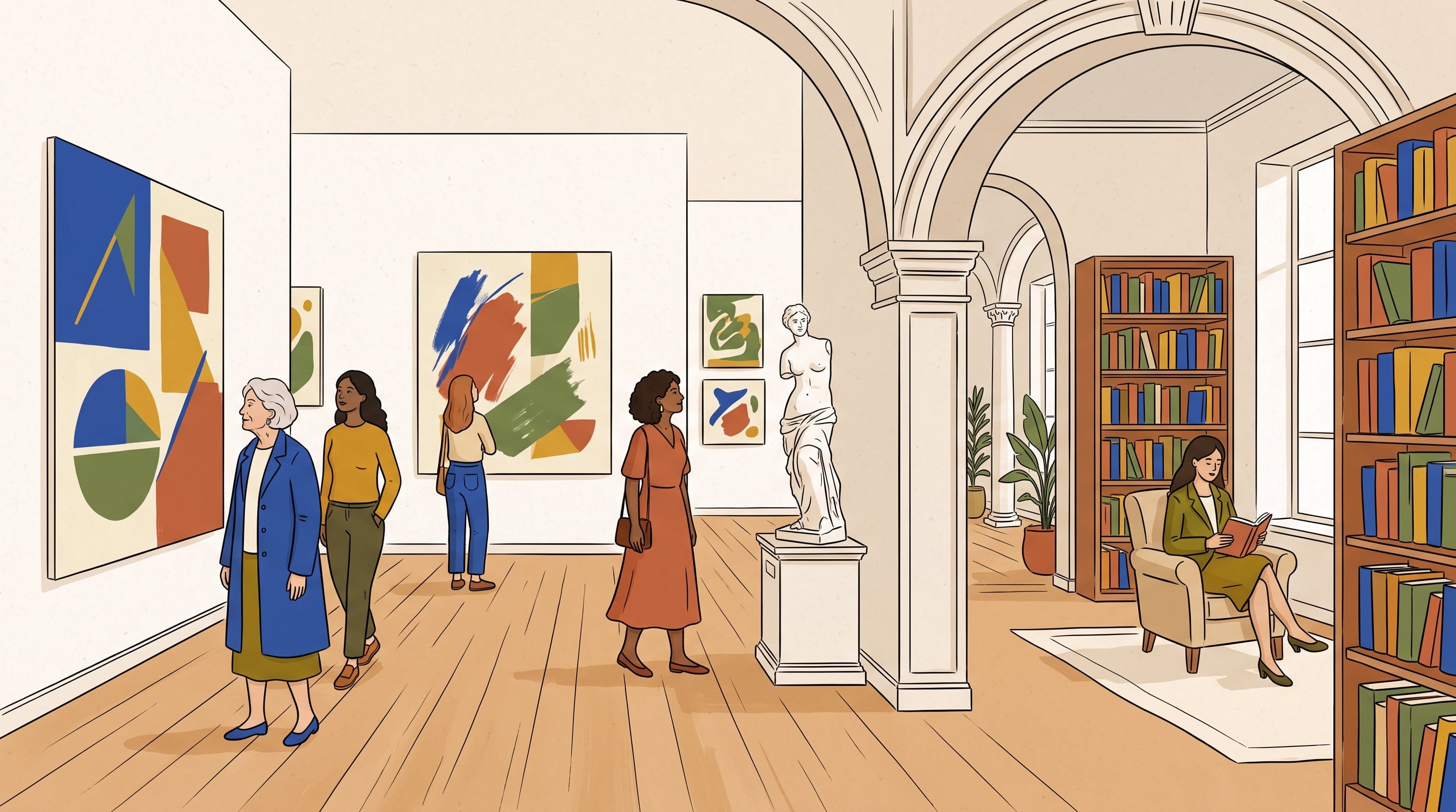 Las mujeres sumaron el 56.3% de las visitas a los museos dominicanos durante el año 2025. (Imagen Ilustrativa Infobae)