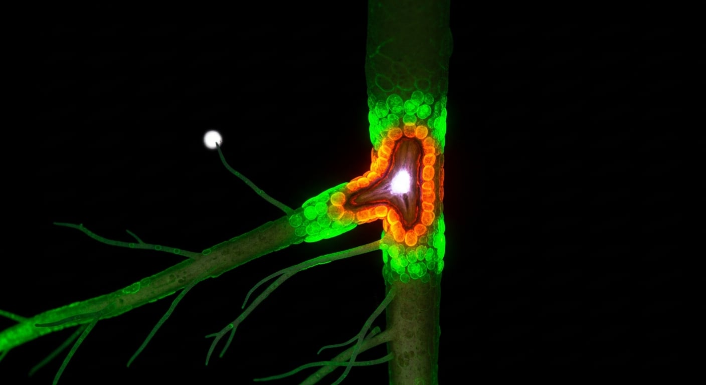 Las plantas concentran glucosa en torno a la herida antes de que comience la reparación, un mecanismo que el equipo de la Universidad Hebrea rastreó en tiempo real con un sensor fluorescente (Imagen Ilustrativa Infobae)