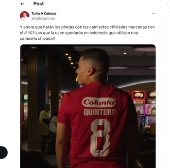 Tulio Gómez se burló de