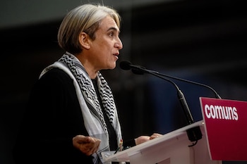 16/11/2024 La exalcaldesa de Barcelona Ada Colau interviene durante la primera jornada de la Assemblea Nacional de Catalunya en Comú, en el Campus Ciutadella de la Universitat Pompeu Fabra, a 16 de noviembre de 2024, en Barcelona, Catalunya (España).
POLITICA
Lorena Sopêna - Europa Press