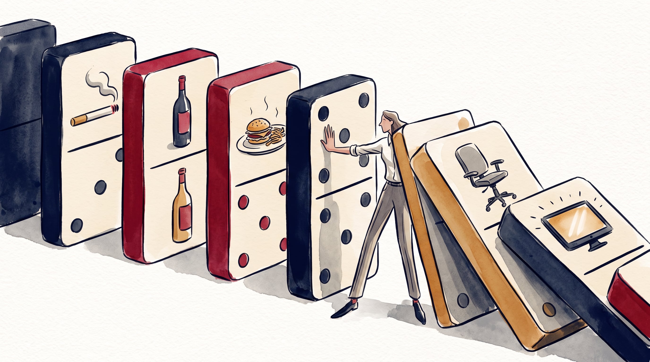 Los CDC vinculan las enfermedades crónicas prevenibles con el tabaquismo, la alimentación poco saludable, la inactividad física y el consumo excesivo de alcohol (Imagen Ilustrativa Infobae)