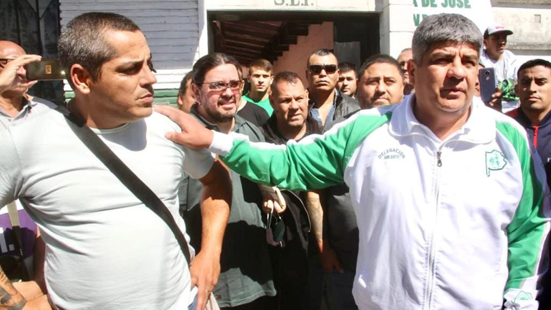 Pablo Moyano respaldó a Maximiliano Cabaleyro en San Nicolás