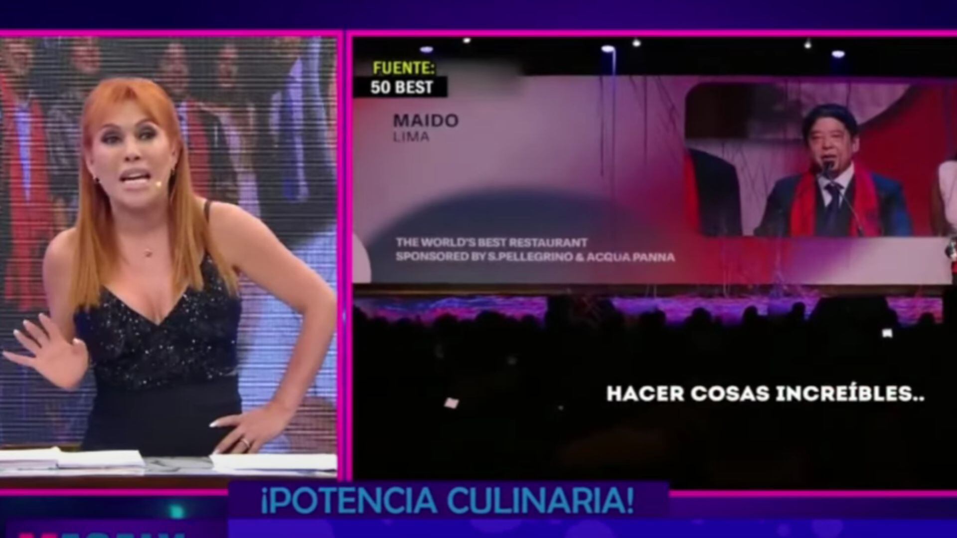 Magaly Medina lanza peculiar reto a su equipo: “Si consiguen un buen ampay, los llevo a Maido”