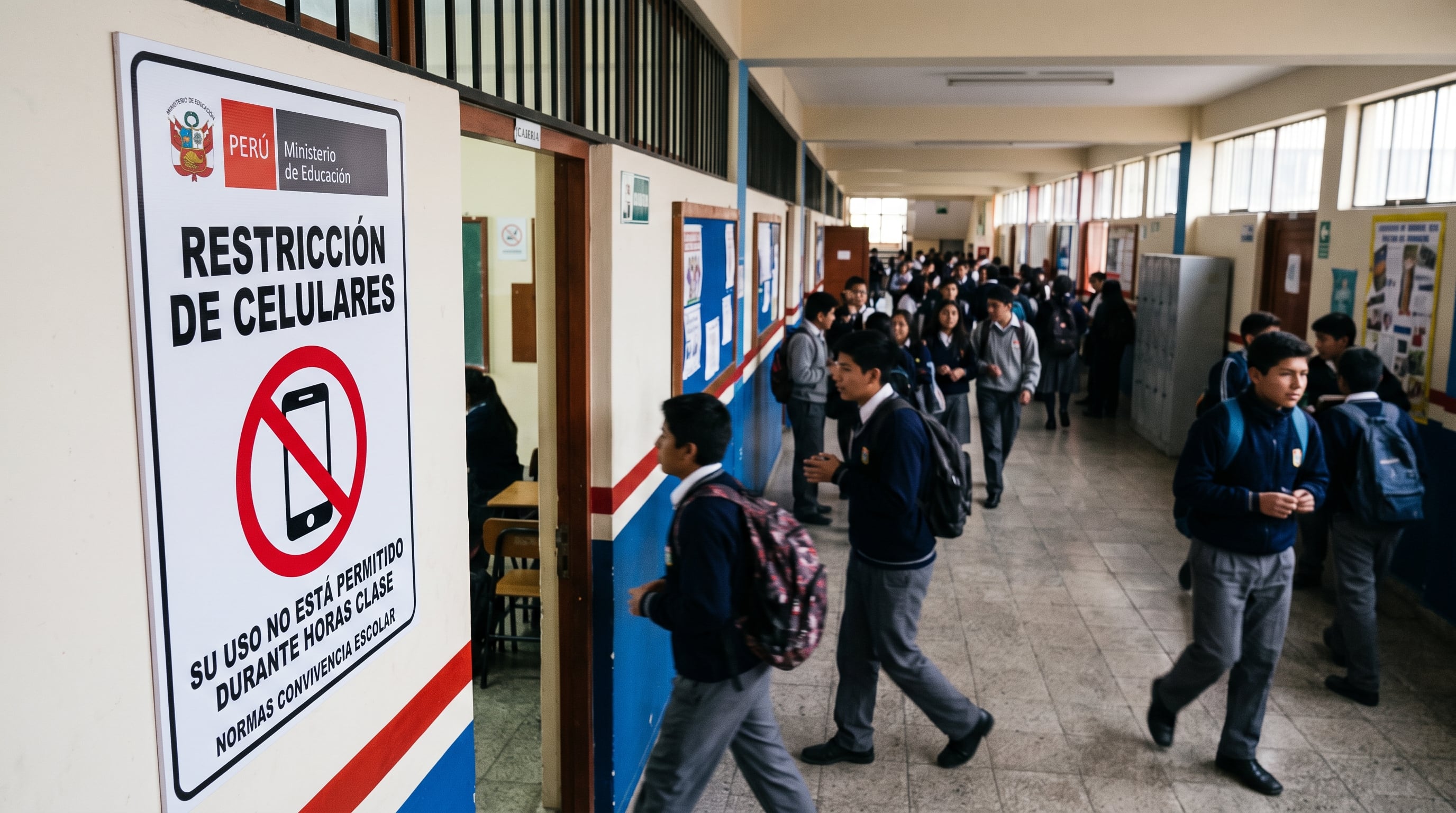 Celulares restringidos en las aulas: qué cambia con la nueva norma de Perú y qué cambios abre en la pedagogía en secundaria