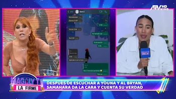 Magaly Medina molesta con Samahara