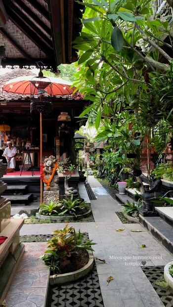 La mediática mostró el interior