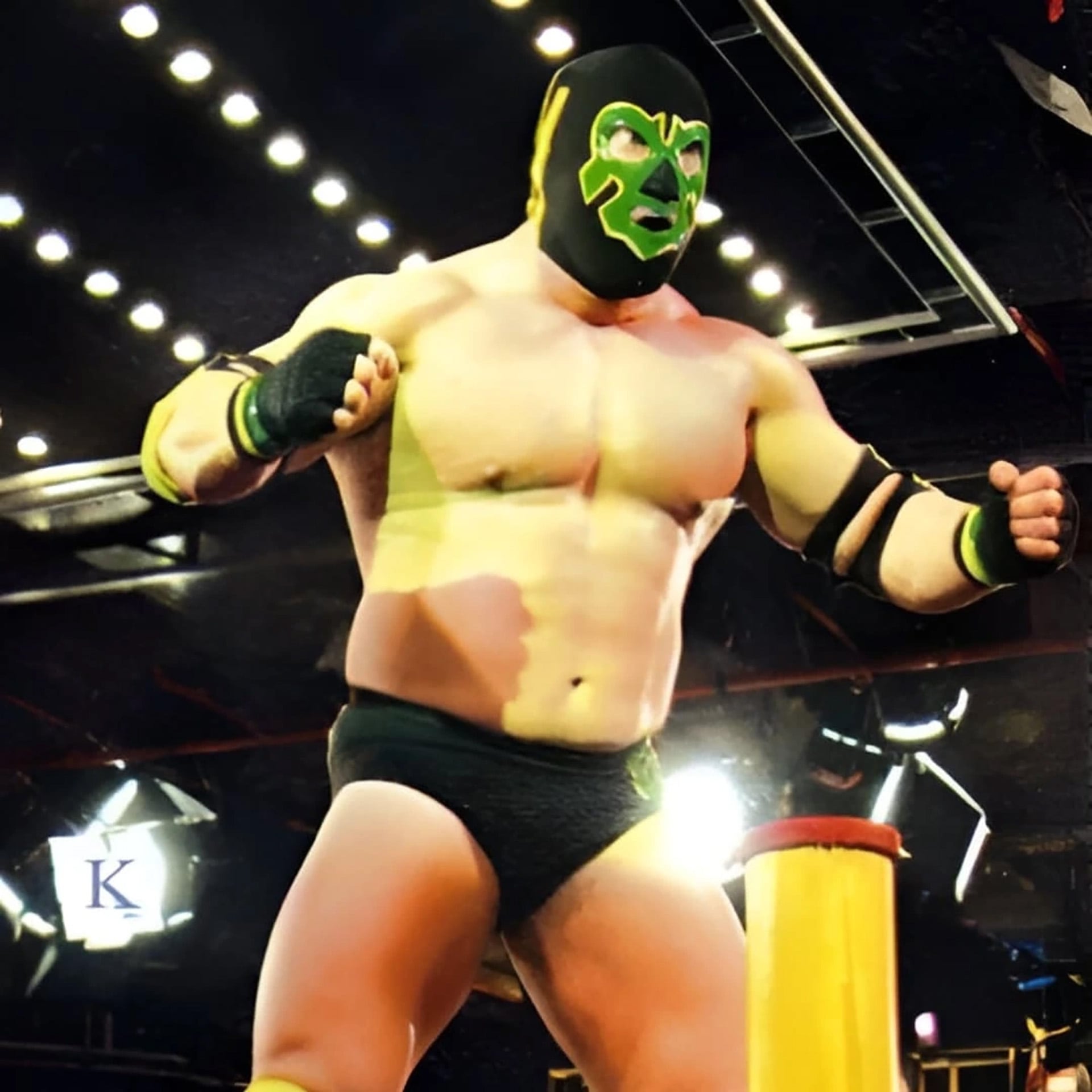 Gorutta Jones fue una figura central de 100% Lucha y llegó a consagrarse campeón tras vencer a McFloyd