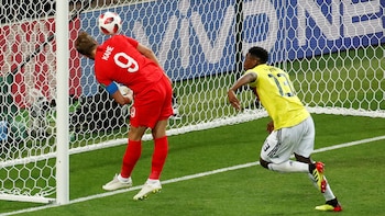 Harry Kane fue el máximo goleador de la Copa del Mundo en Rusai 2018 con seis anotaciones - crédito Christian Hartmann/Reuters