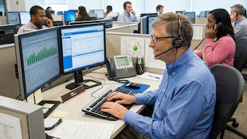 Bill Gates trabaja un día