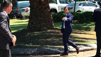 Lacalle Pou se mostró en