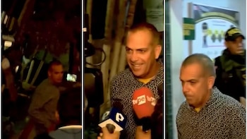 Familiar de uno de los escolares investigados por presunto abuso sexual en Liceo Naval agrede y escupe a periodistas