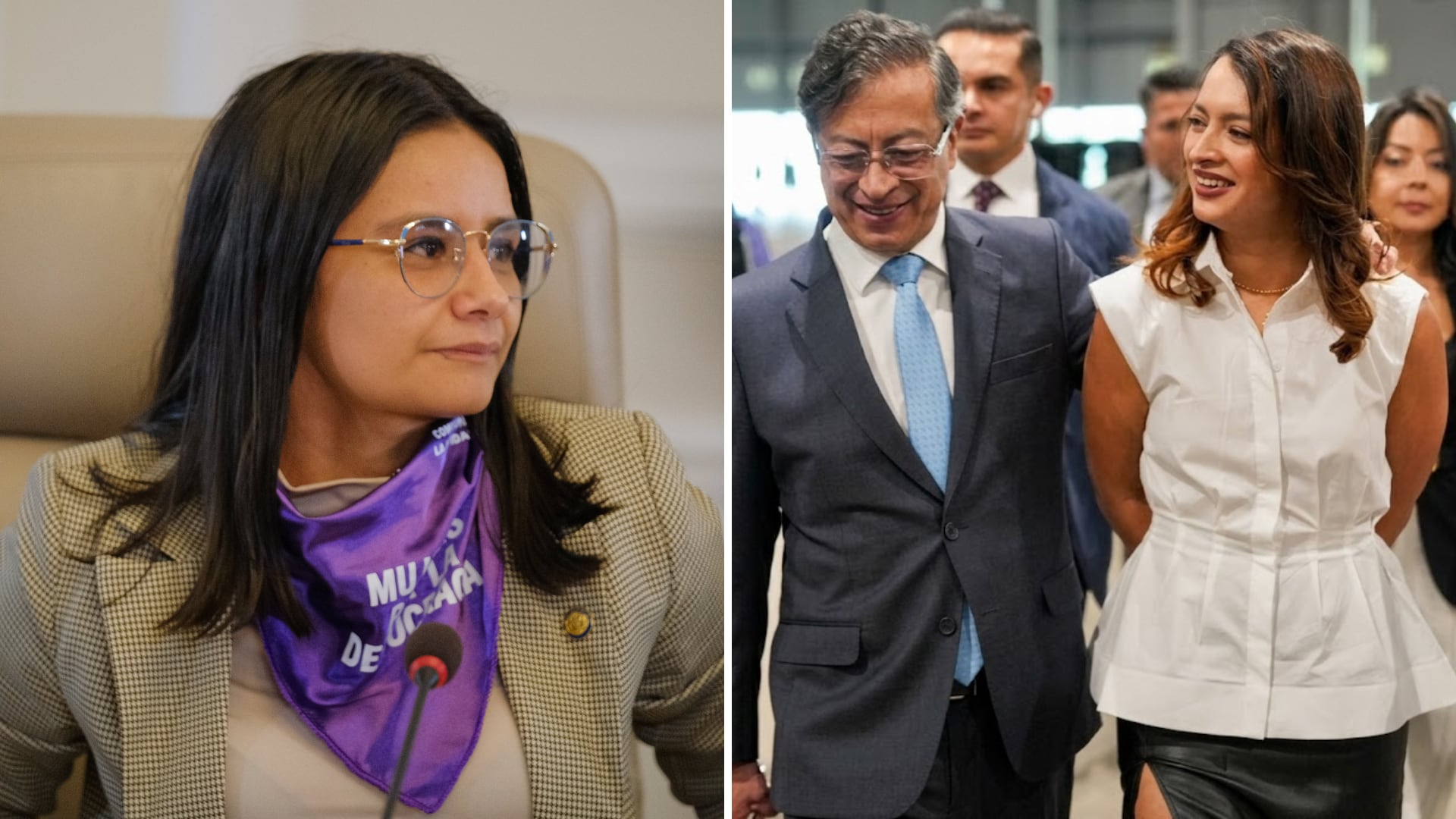 Andrea Petro salió en defensa de su papá, Gustavo Petro, tras las polémicas preguntas de Angie Rodríguez: “Ya le conocí a sus parejas”
