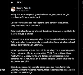 El presidente hizo un llamado