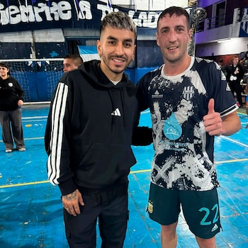 Ángel Correa también participó de