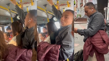 En video quedó captado un