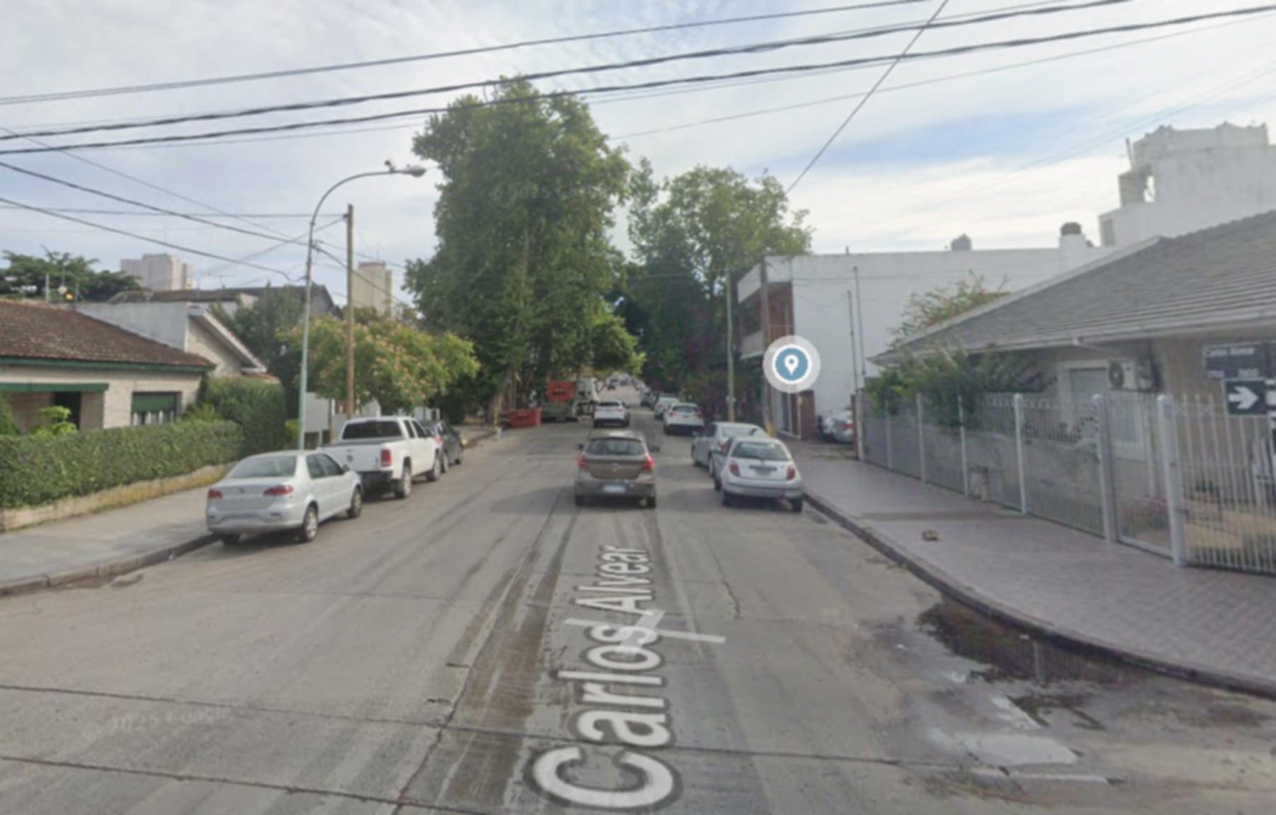 Imagen de la calle en el barrio Stella Maris de Mar del Plata, escenario de una violenta entradera que afectó a un matrimonio de jubilados (Google Maps)