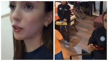 Policías irrumpen en casa de Marianne Gonzaga buscando a su hija: ella transmite el cateo en vivo