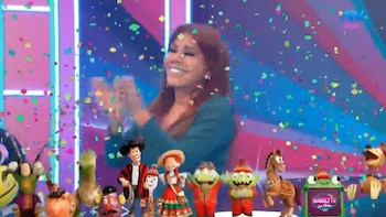 Magaly Medina se muestra firme tras polémica con Jefferson Farfán: reaparece cantando ‘Alimaña’. Captura: Magaly TV La Firme.