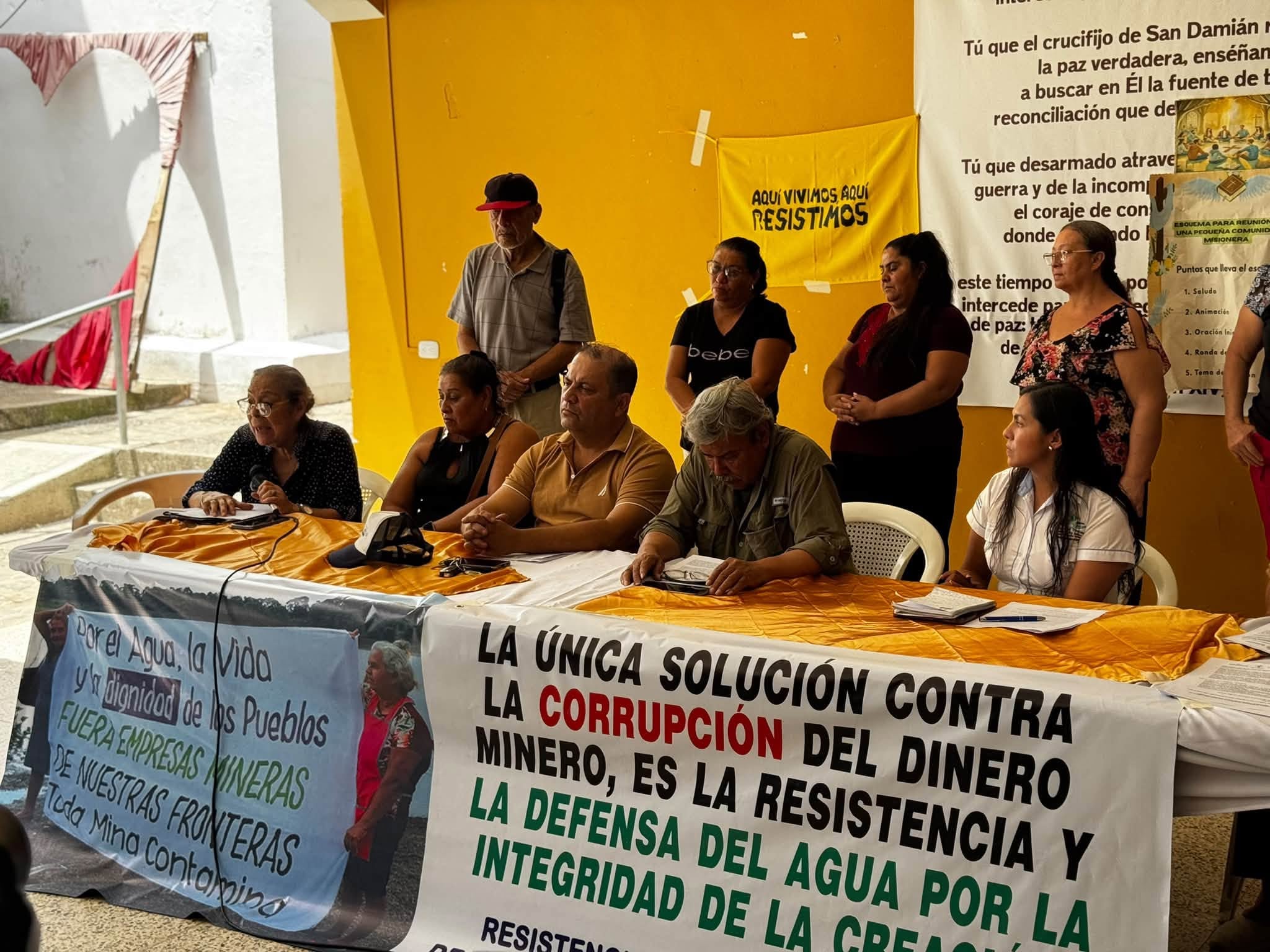 Las comunidades cercanas al proyecto minero en Asunción Mita alertaron sobre una menor disponibilidad de agua y posibles riesgos para la salud. (Foto cortesía Mancomunidad Trinacional)
