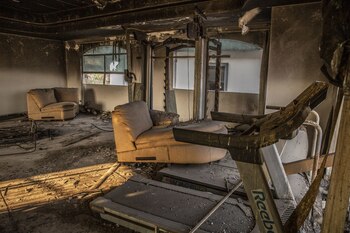 El área de gimnasio se