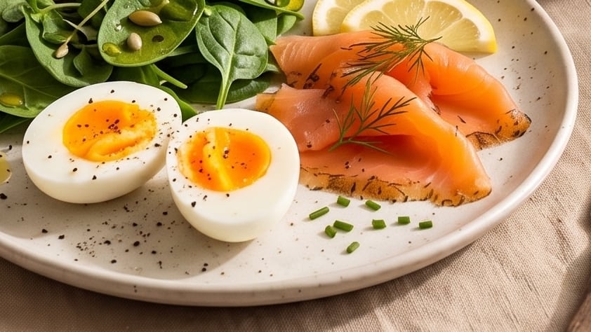 El salmón fresco suma omega-3 y proteínas al plato mientras limita la ingesta de sodio respecto a las conservas (Imagen Ilustrativa Infobae)