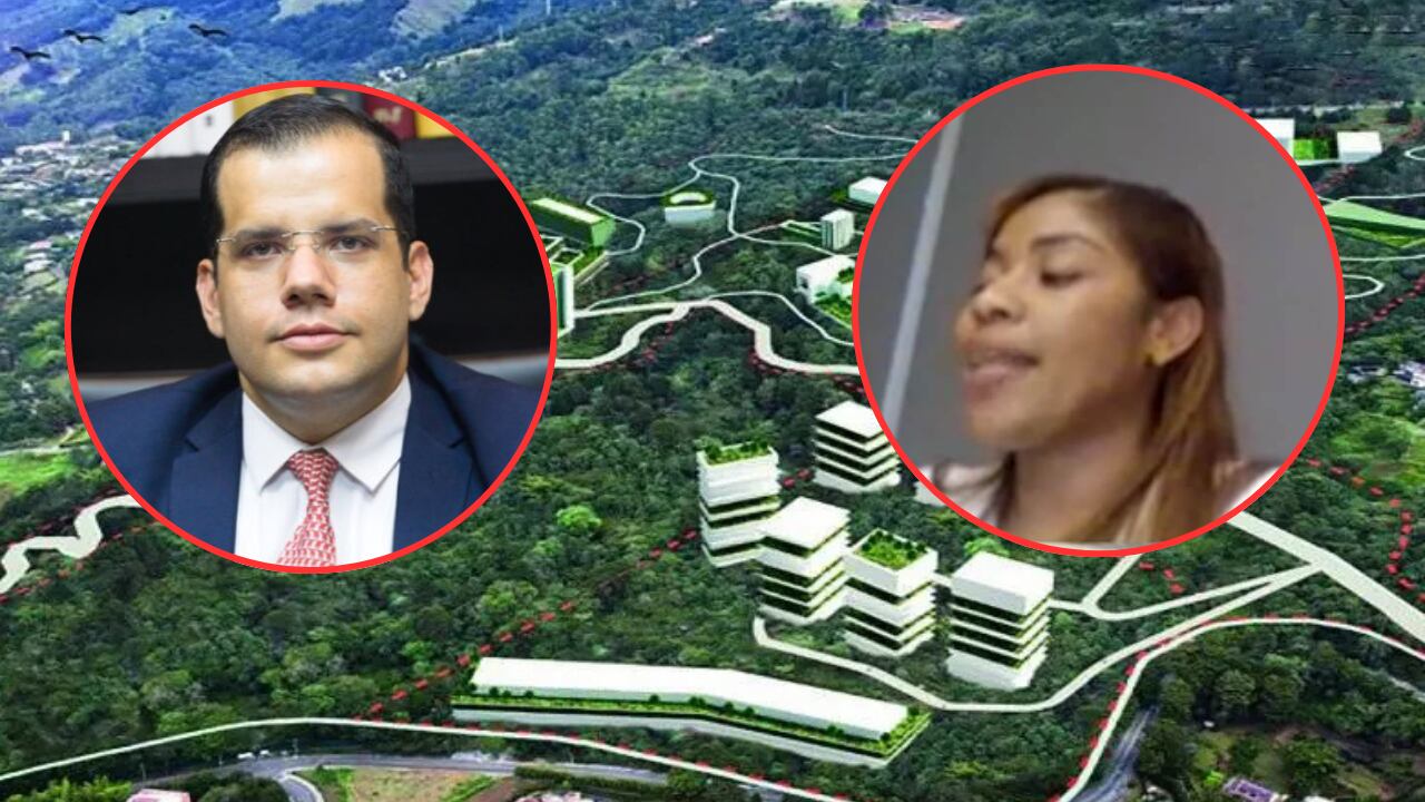 El abogado Santiago Trespalacios y la fiscal Yarlecy Mena tuvieron un fuerte cruce en la más reciente audiencia - crédito suministrada a Infobae Colombia