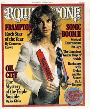 Peter Frampton en la portada